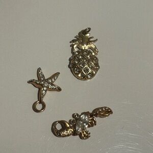 3 Lilly Pulitzer charms